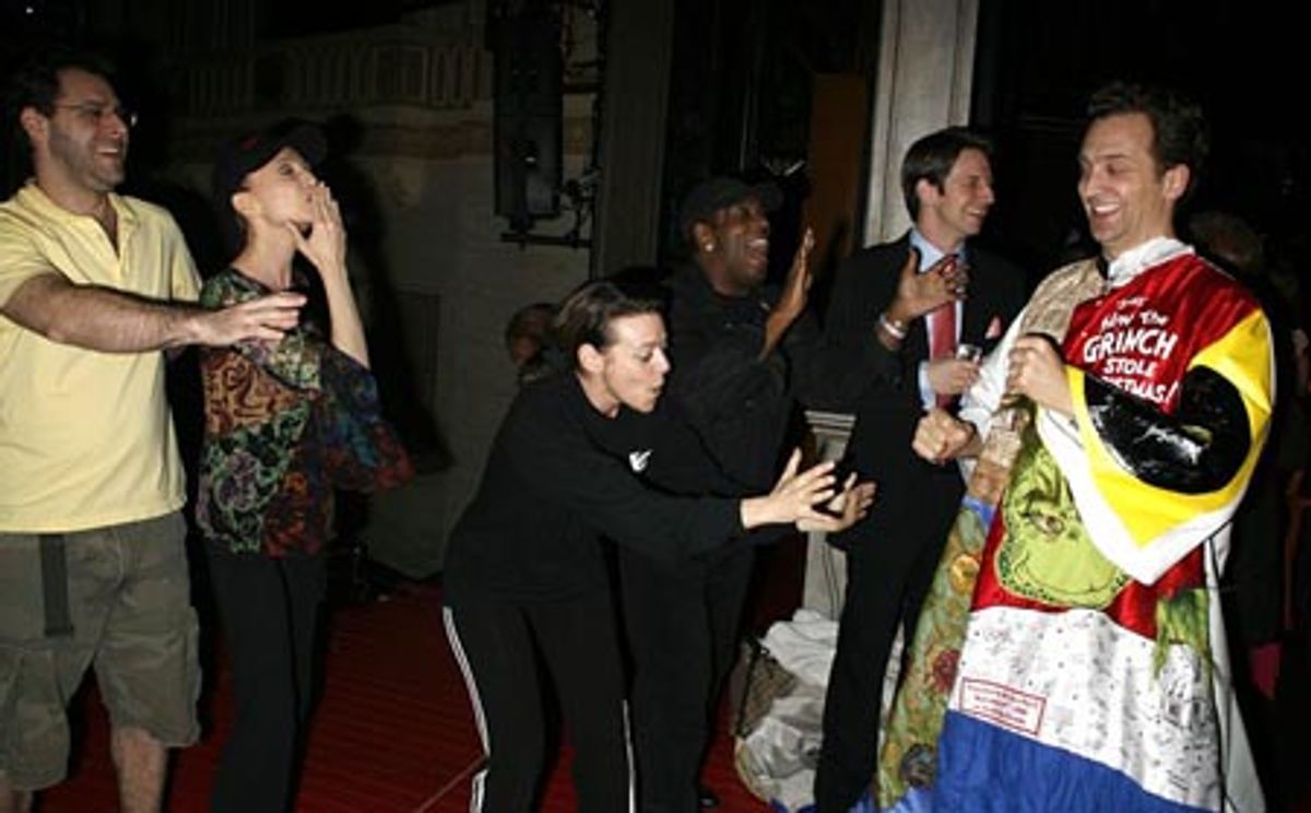 Graham Rowat with Donna Murphy and LoveMusik cast members at 