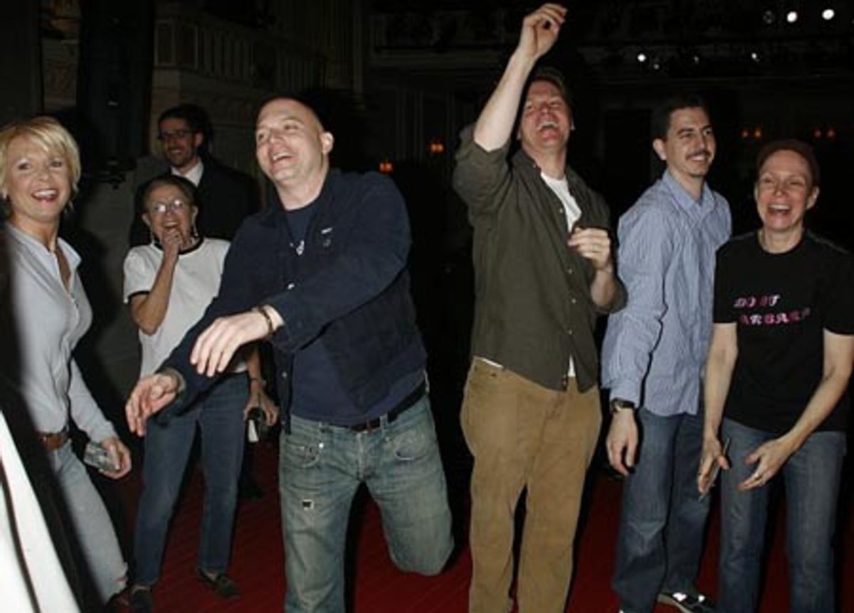 Michael Cerveris and LoveMusik cast members at 