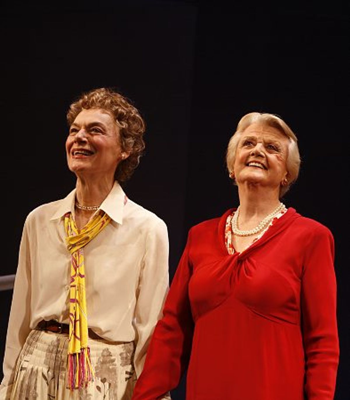 Marian Seldes and Angela Lansbury at 