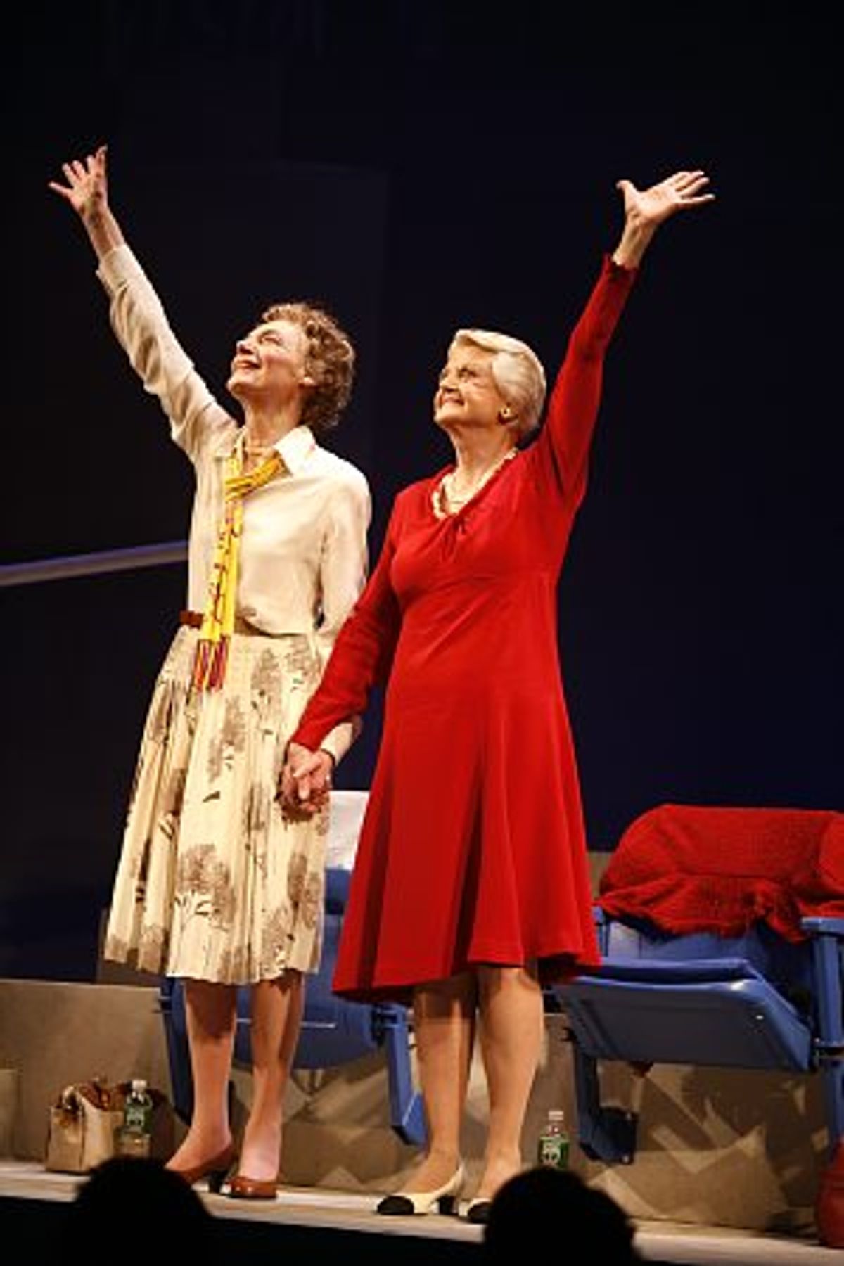 Marian Seldes and Angela Lansbury at 