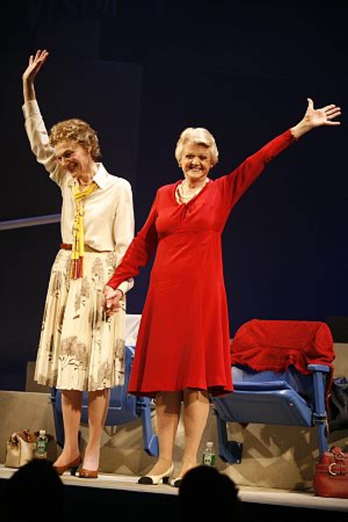 Marian Seldes and Angela Lansbury at 