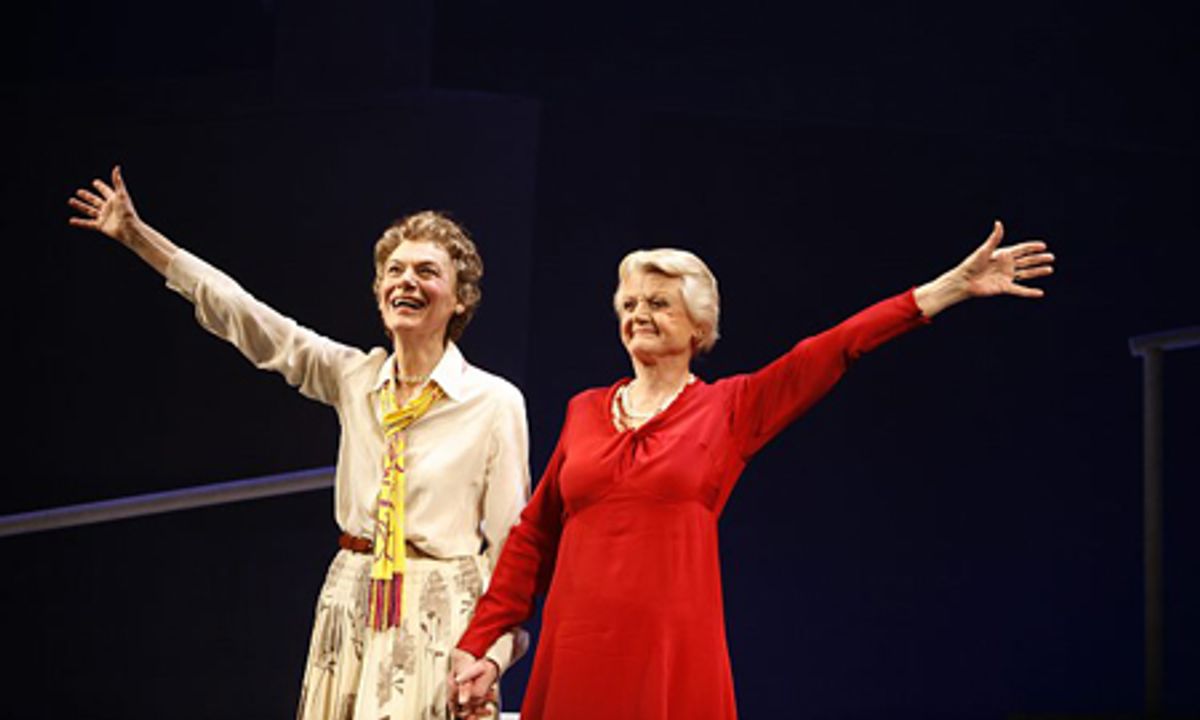 Marian Seldes and Angela Lansbury at 
