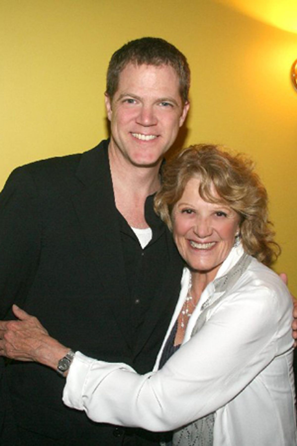 Bass player Steve Doyle and Linda Lavin at 
