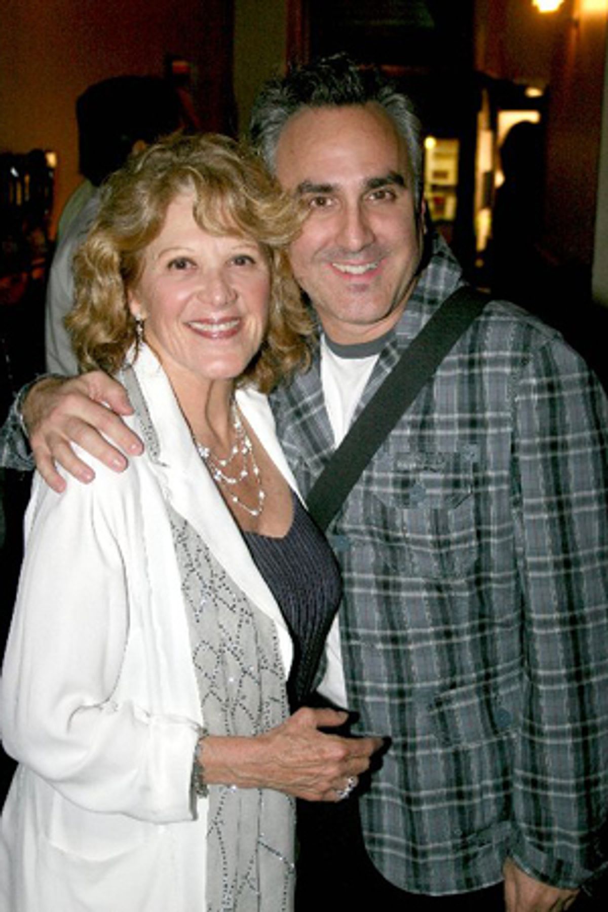Linda Lavin and singer Neil Cohen at 