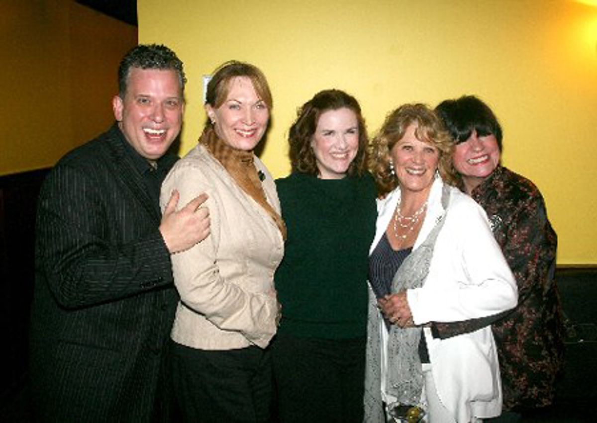 Billy Stritch, Dee Hoty, Donna Lynne Champlin, Linda Lavin and JoAnne Worley at 