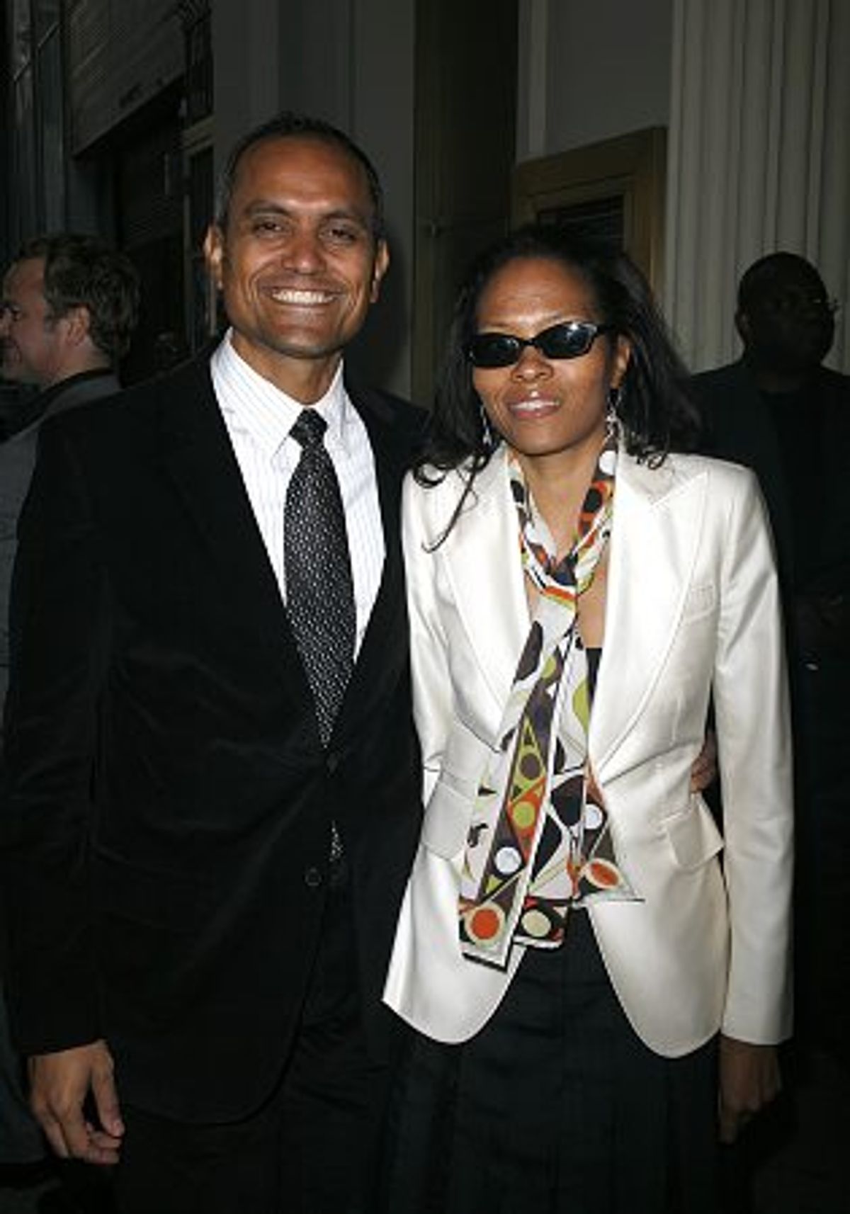 Janet Hill and husband at Radio Golf Opening Night