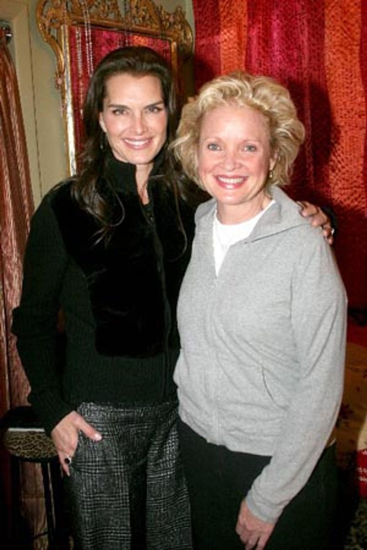 Brooke Shields and Christine Ebersole at 