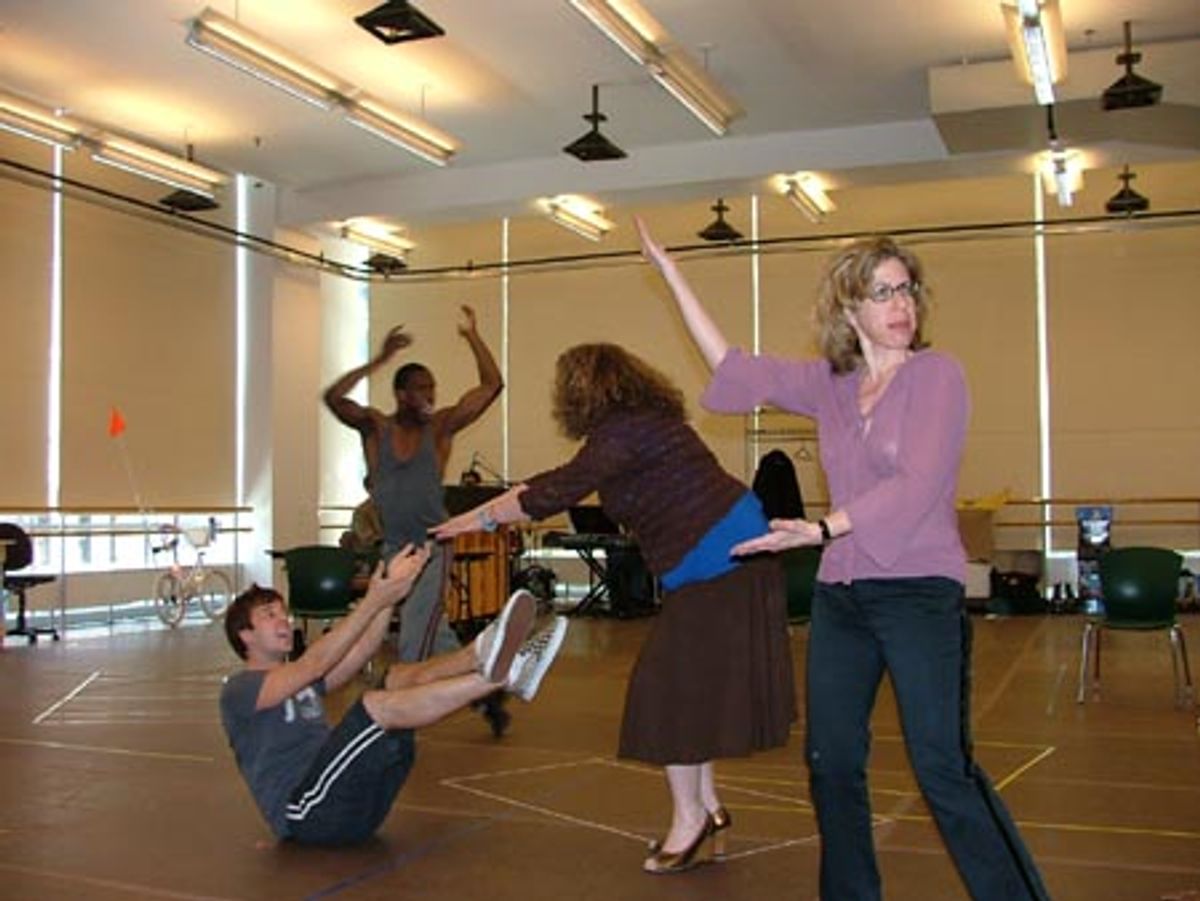 Curtis Holbrook, Andre Ward, Mary Testa and Jackie Hoffman at 