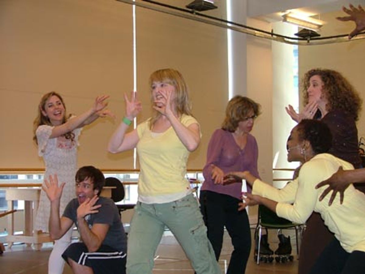 Kerry Butler, Curtis Holbrook, Anika Larsen, Jackie Hoffman, Mary Testa and Kenita R. Miller at 