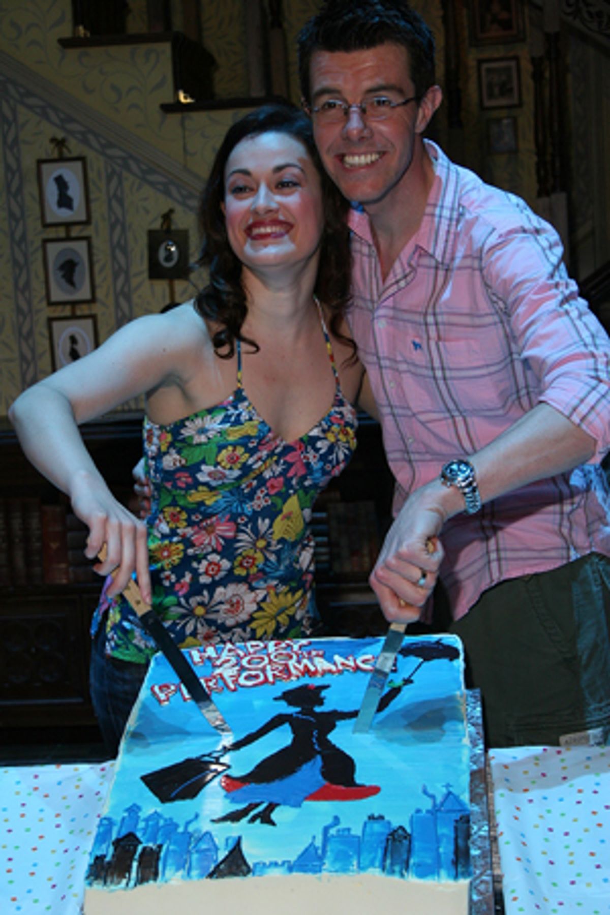 Ashley Brown and Gavin Lee at 