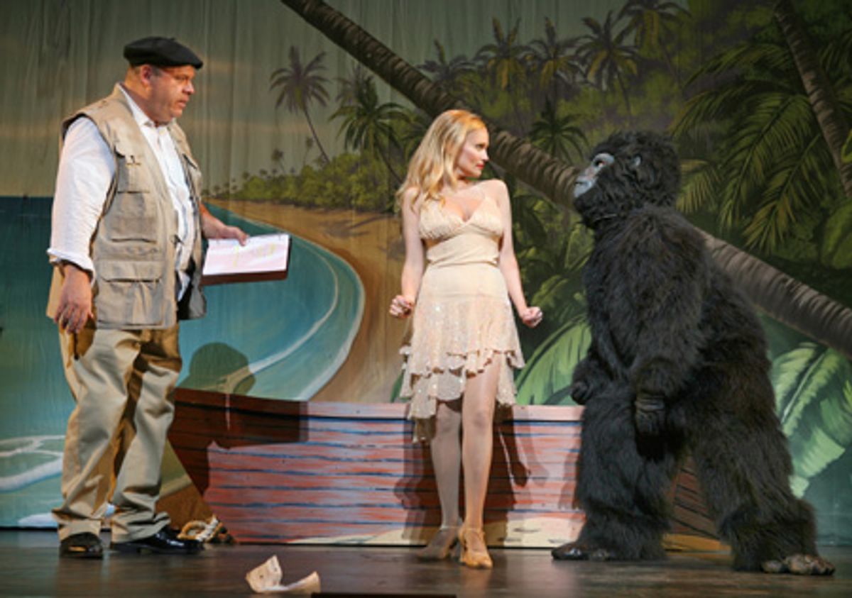 Christopher Fitzgerald, Kristin Chenoweth and Kevin Chamberlin at 