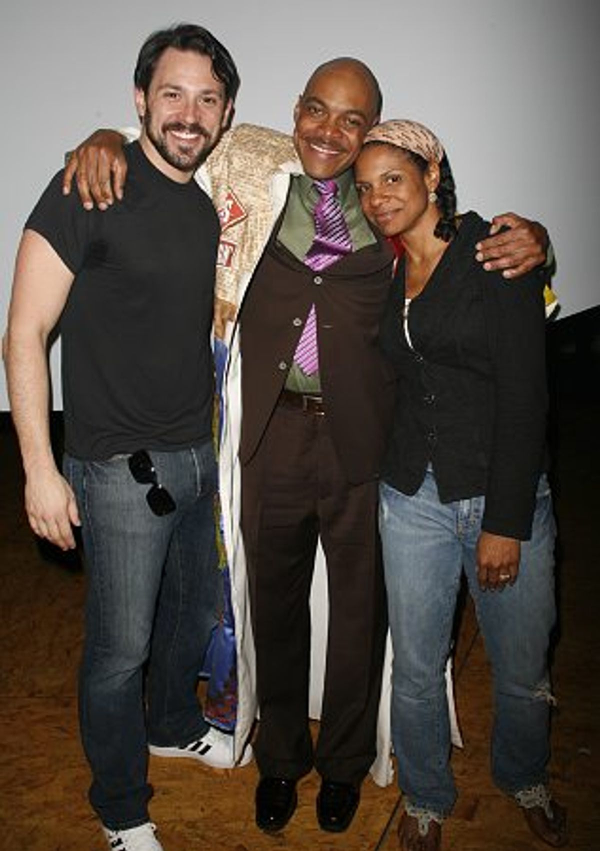 Steve Kazee, Devin Richards and Audra McDonald at 