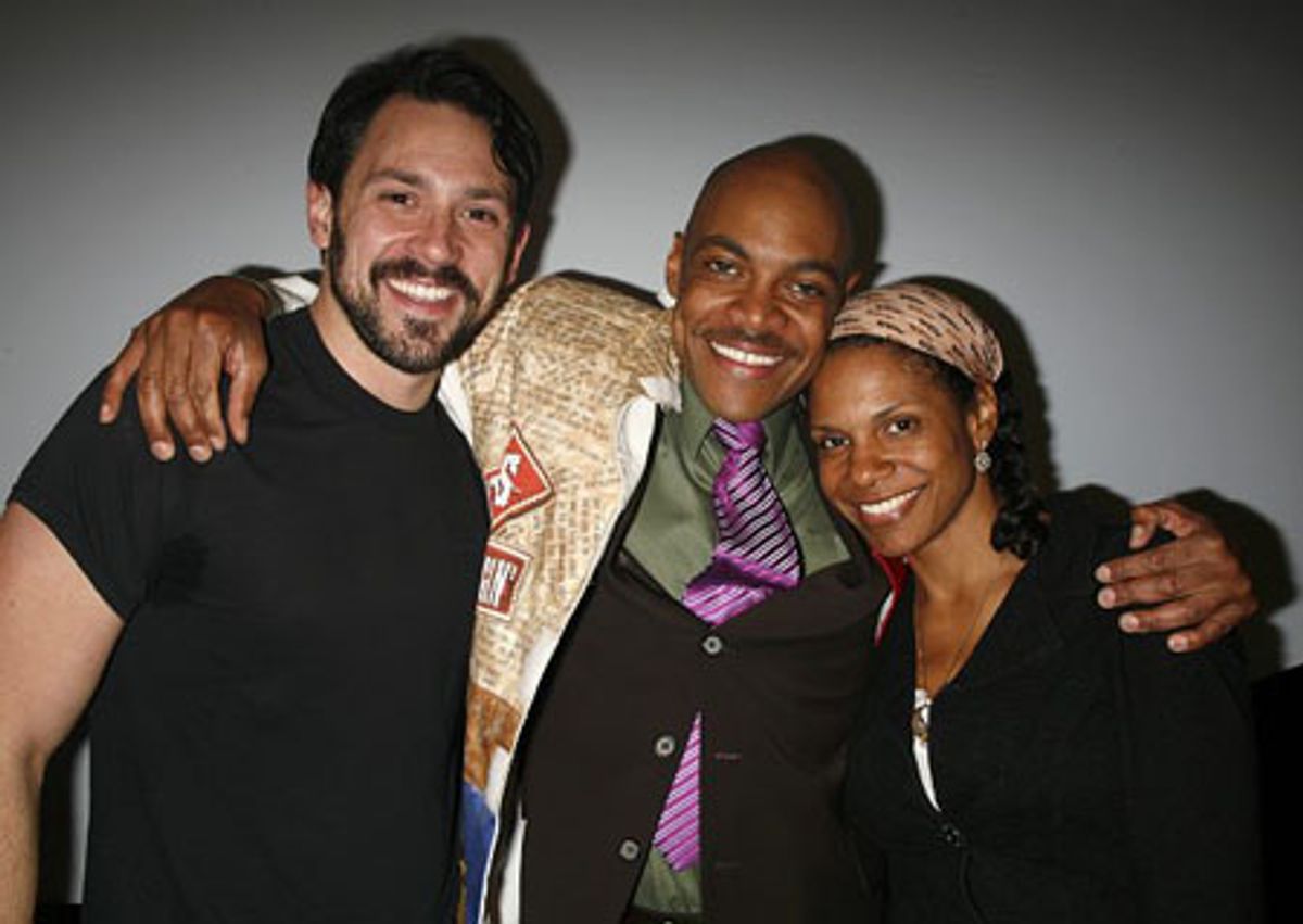 Steve Kazee, Devin Richards and Audra McDonald at 