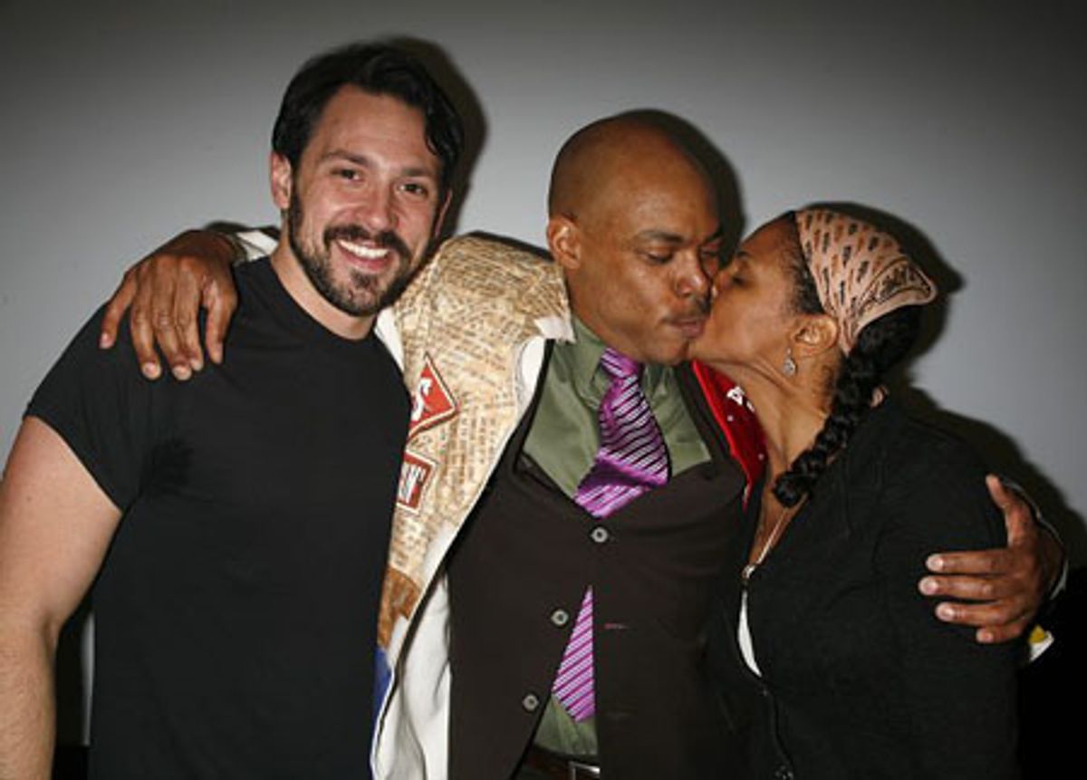 Steve Kazee, Devin Richards and Audra McDonald at 