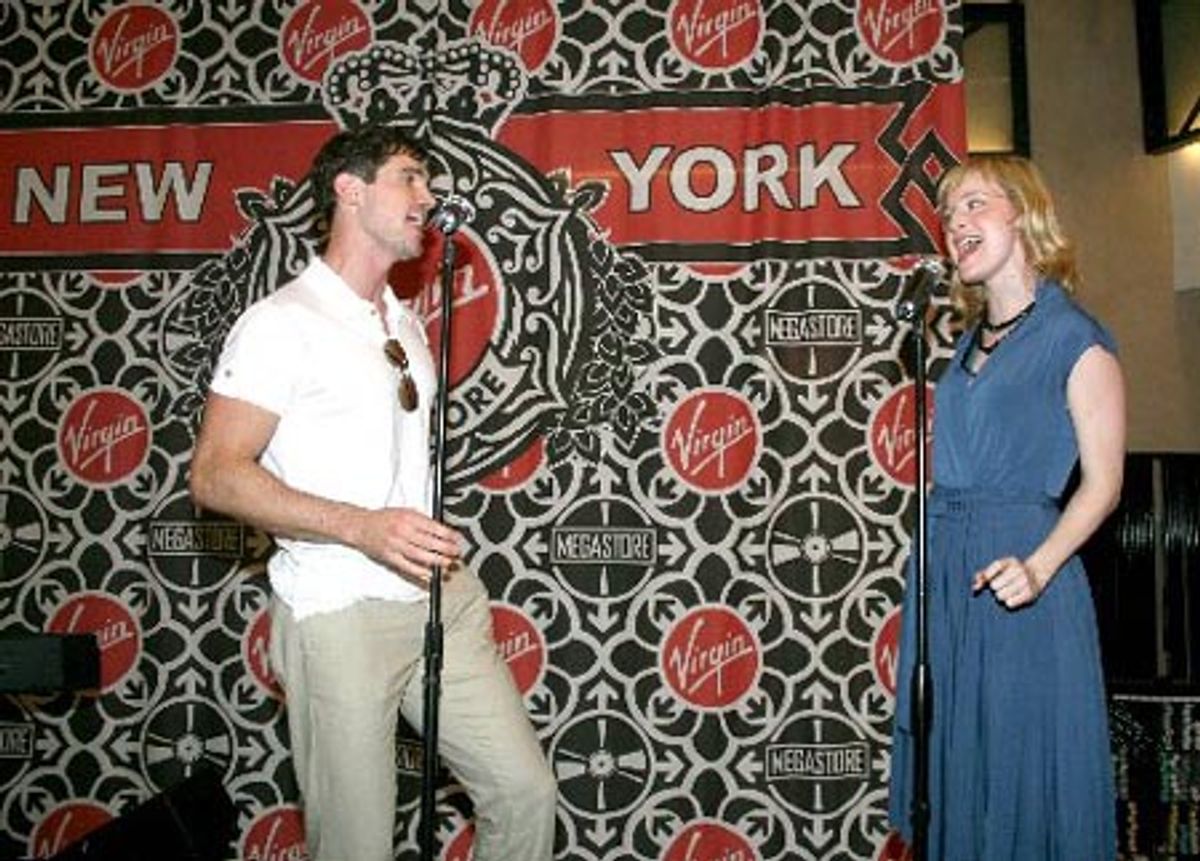 Matt Cavenaugh and Erin Davie at 