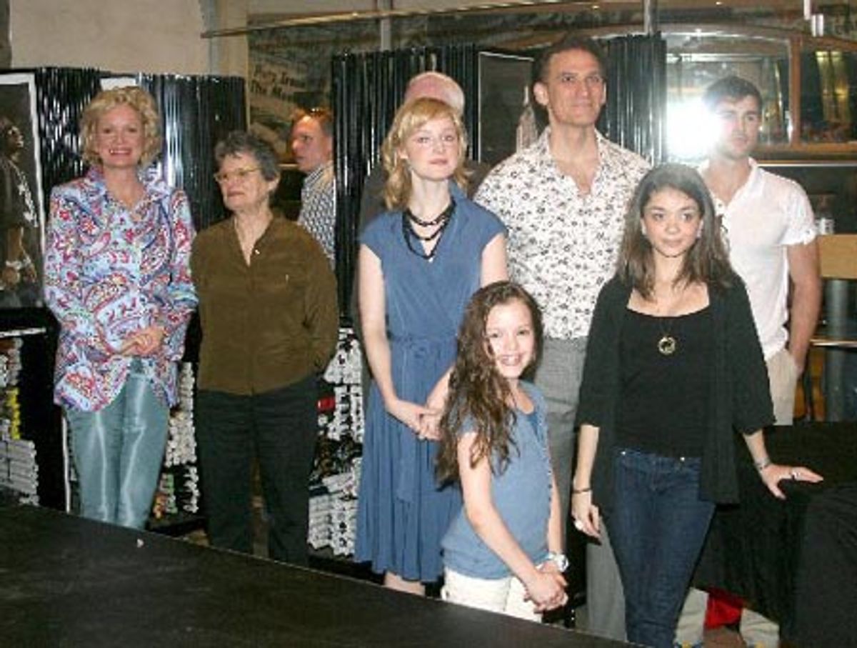 Christine Ebersole, Mary Louise Wilson, Erin Davie, Kelsey Fowler, Bob Stillman, Sarah Hyland and Matt Cavenaugh at 