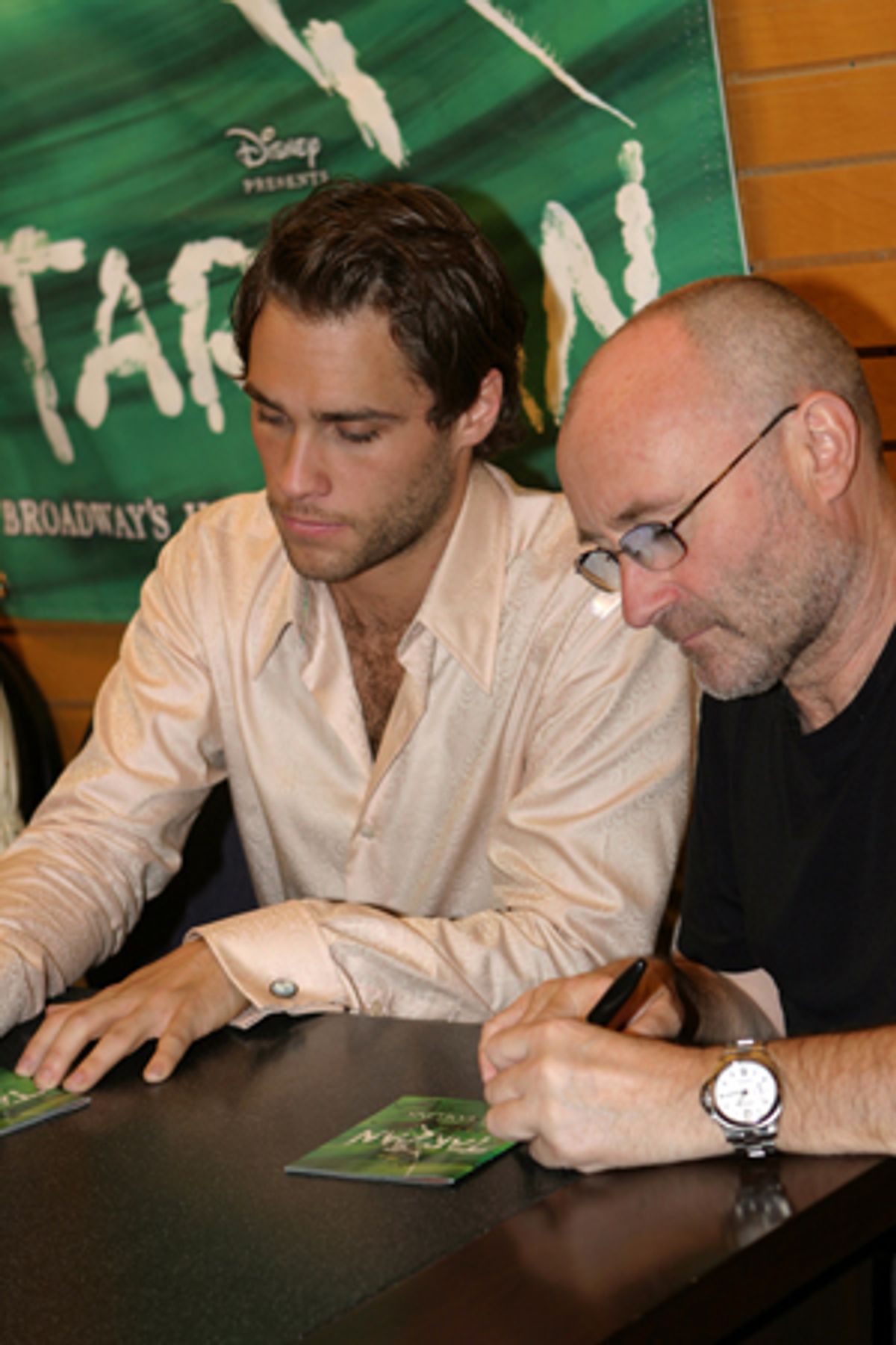 Josh Strickland and Phil Collins at 