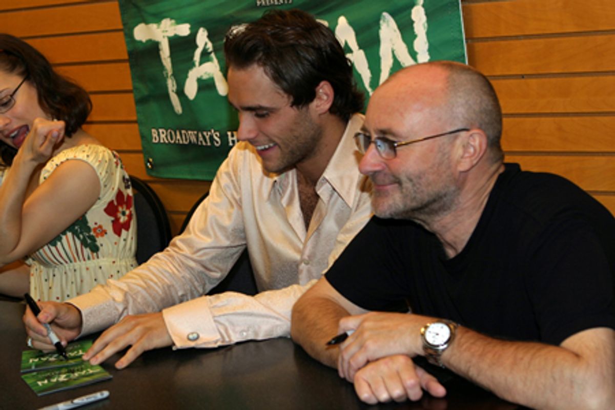 Josh Strickland and Phil Collins at 