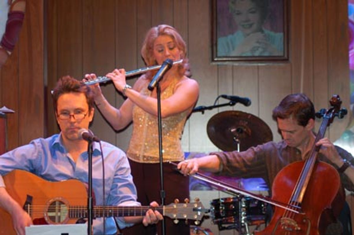 Kristin Huffman with Rob Cunningham and Fred Rose at 