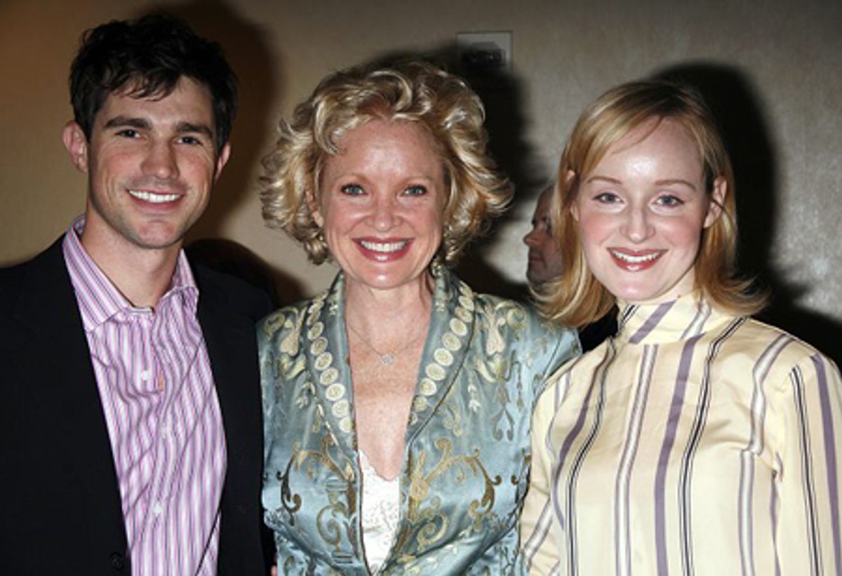 Matt Cavenaugh, Christine Ebersole and Erin Davie at 