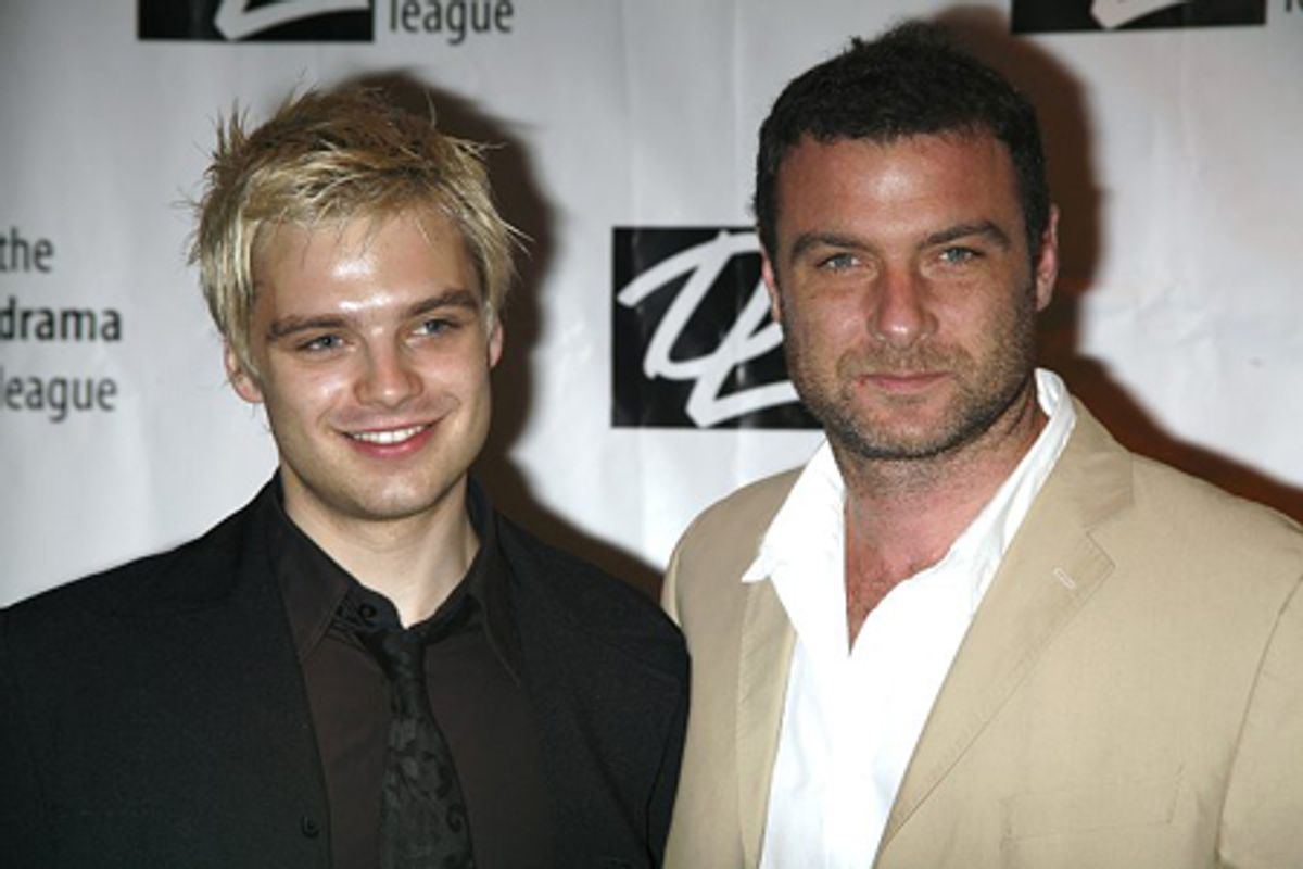 Sebastian Stan and Liev Schreiber at 