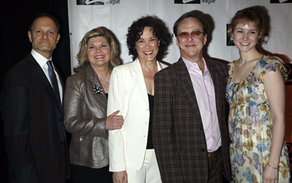 David Hyde Pierce, Debra Monk, Karen Ziemba, Edward Hibbert, Jill Paice at 