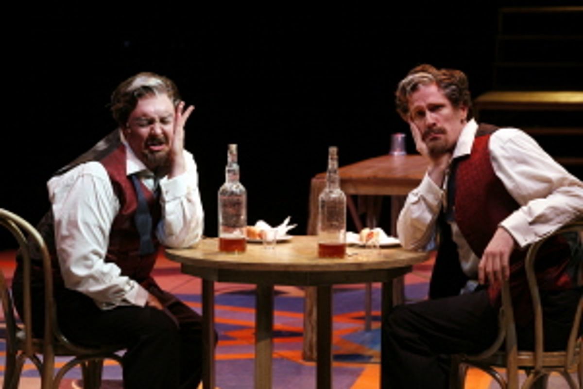 David Coffee as Bela Zangler and Jeffry Denman as Bobby as Bela Zangler at 