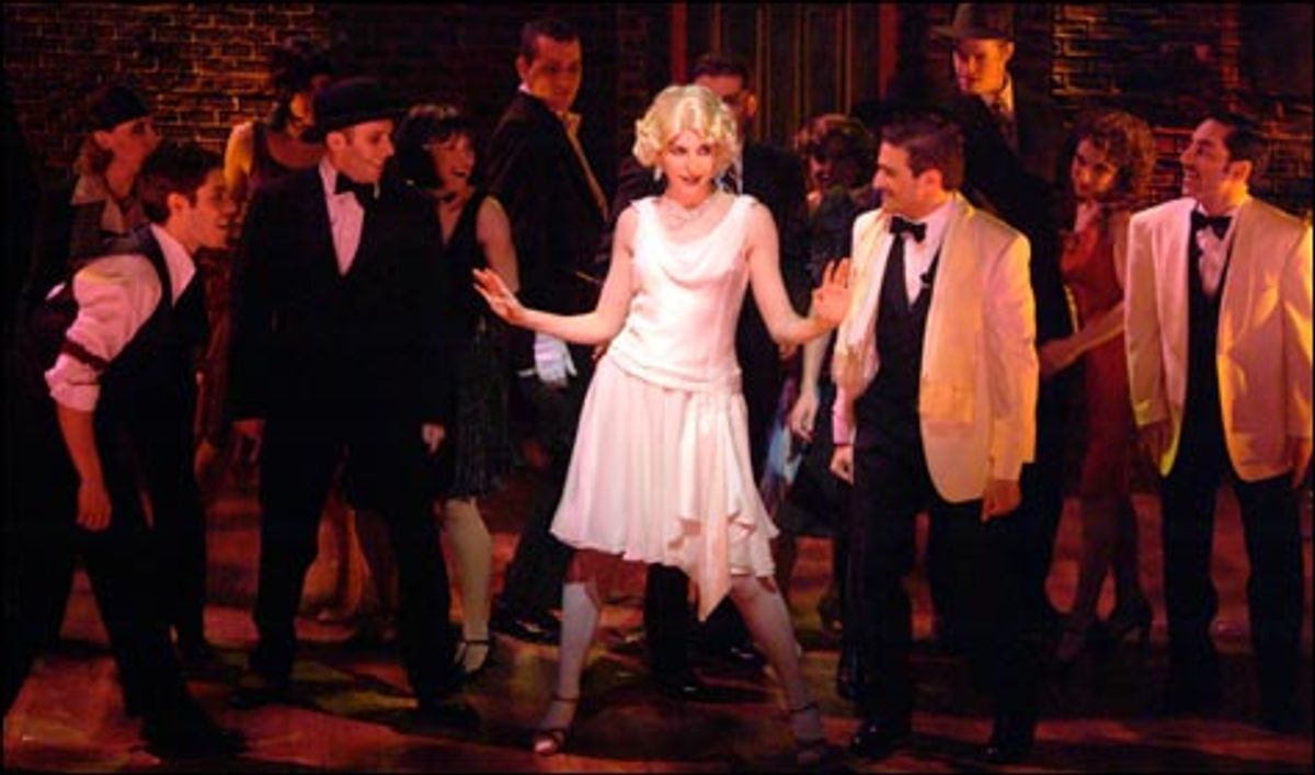 Marla Mindelle as Queenie with ensemble at 