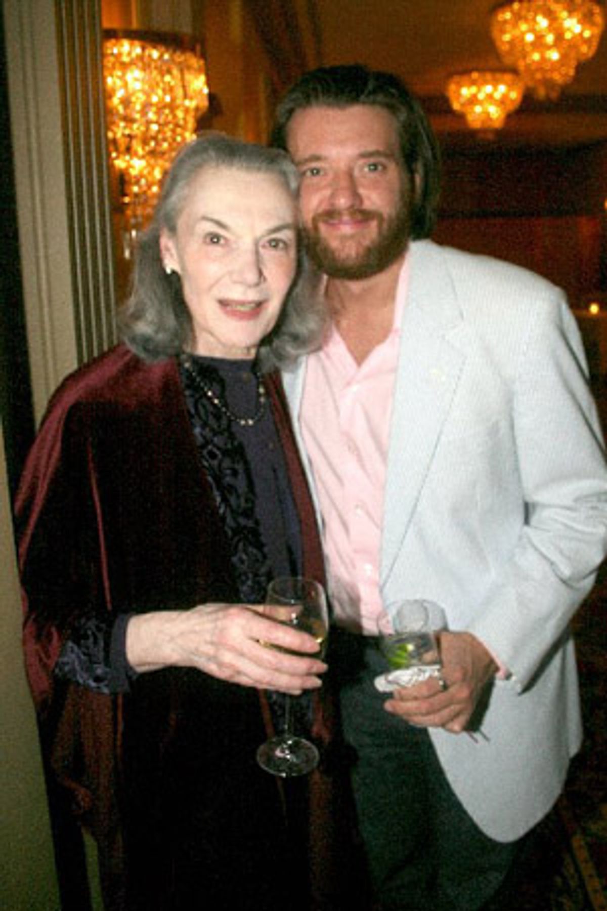 Marian Seldes and Jason Butler Harner at 