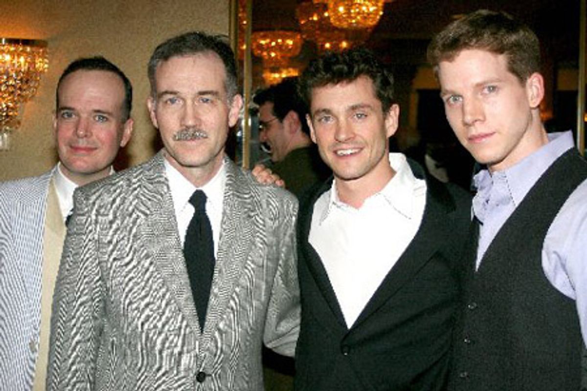 Jefferson Mays, Boyd Gaines, Hugh Dancy and Stark Sands at 