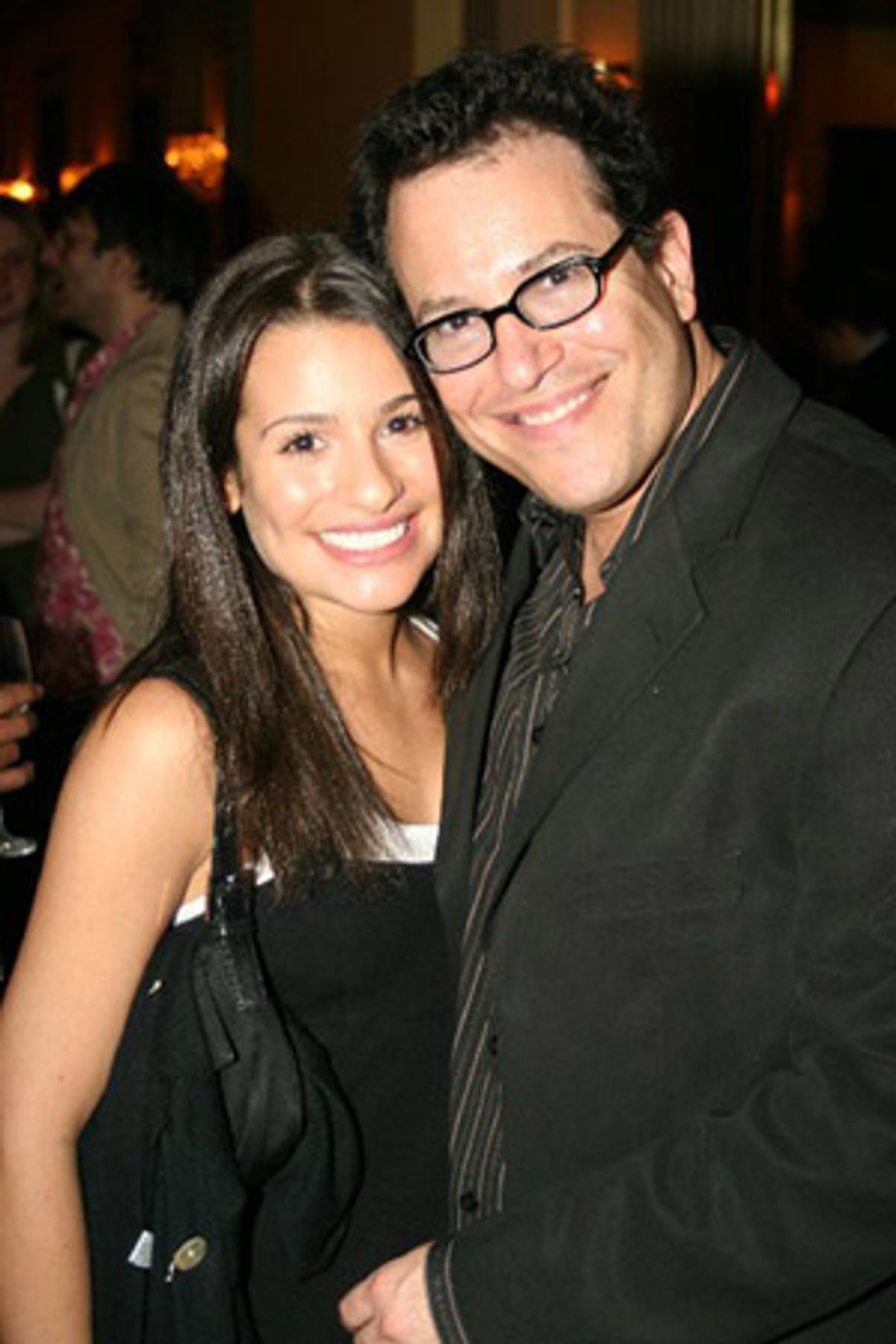 Lea Michele and Michael Mayer at 