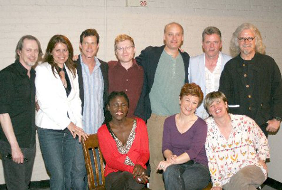 Steve Buscemi, guest, Dylan Walsh, Hazelle Goodman, Anthony Rapp, Frank Wood, Lisa Kron, Aidan Quinn, Director Lucy Sexton and Billy Connelly at 