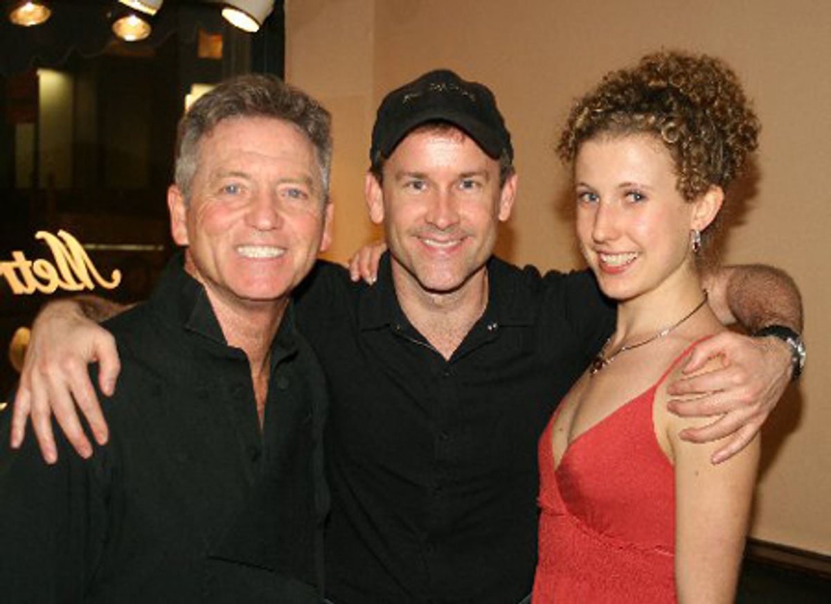 Reunion of The Will Rogers Follies cast members: Larry Gatlin, Bruce Perry and Melissa Trauth at 