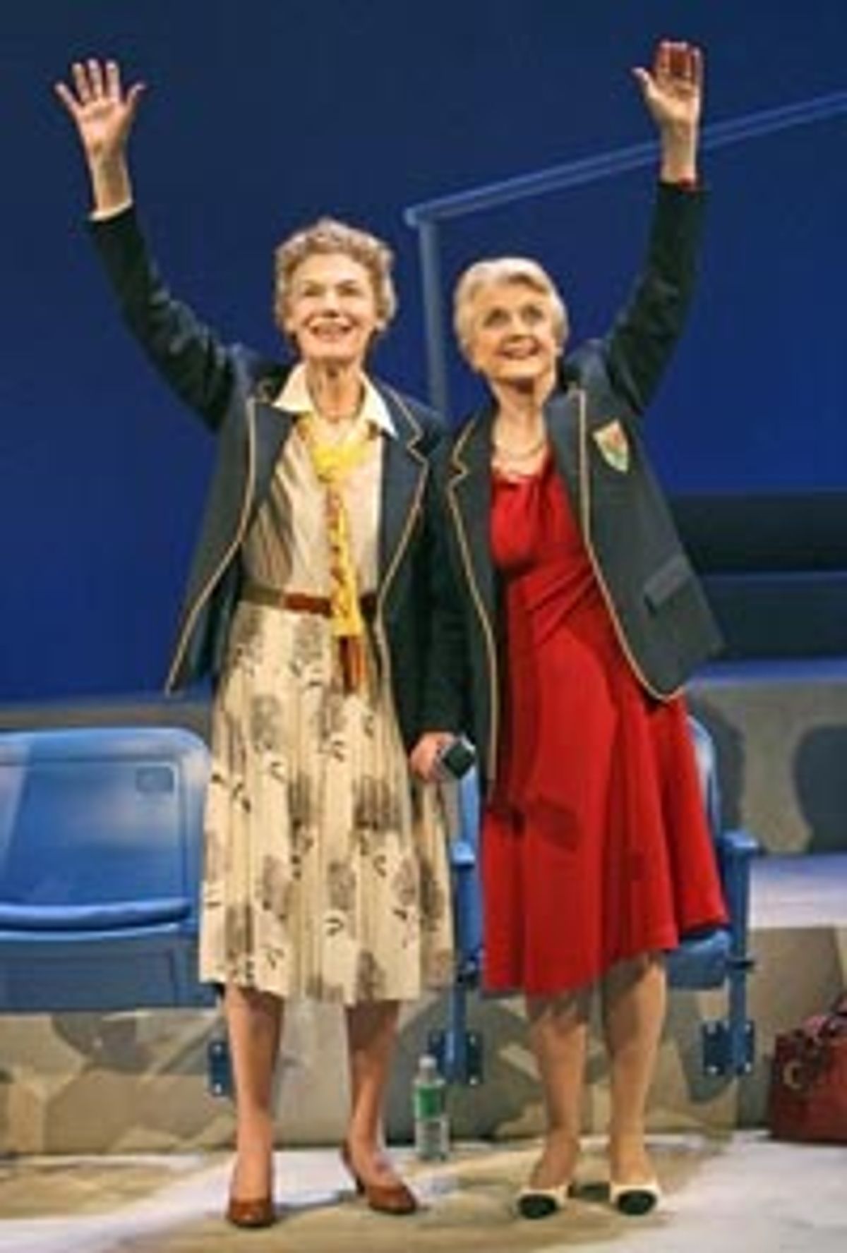 Marian Seldes and Angela Lansbury  at 