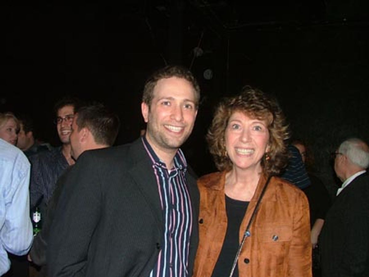 David Rossmer with his Mom at 