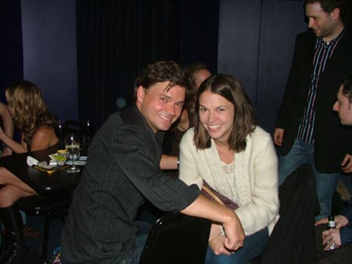 Hunter Foster and Sutton Foster at 