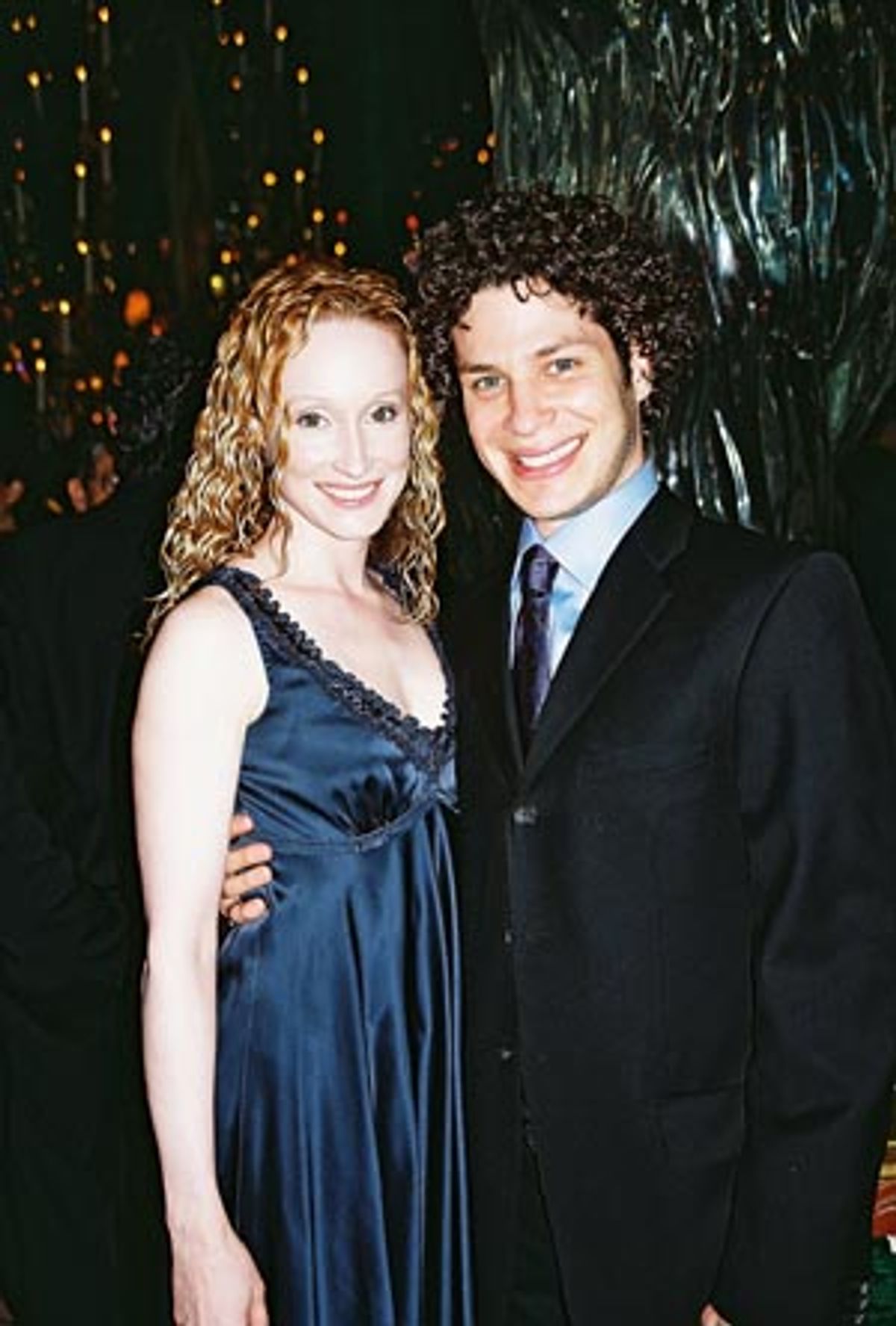 Angela Christian and Thomas Kail at 