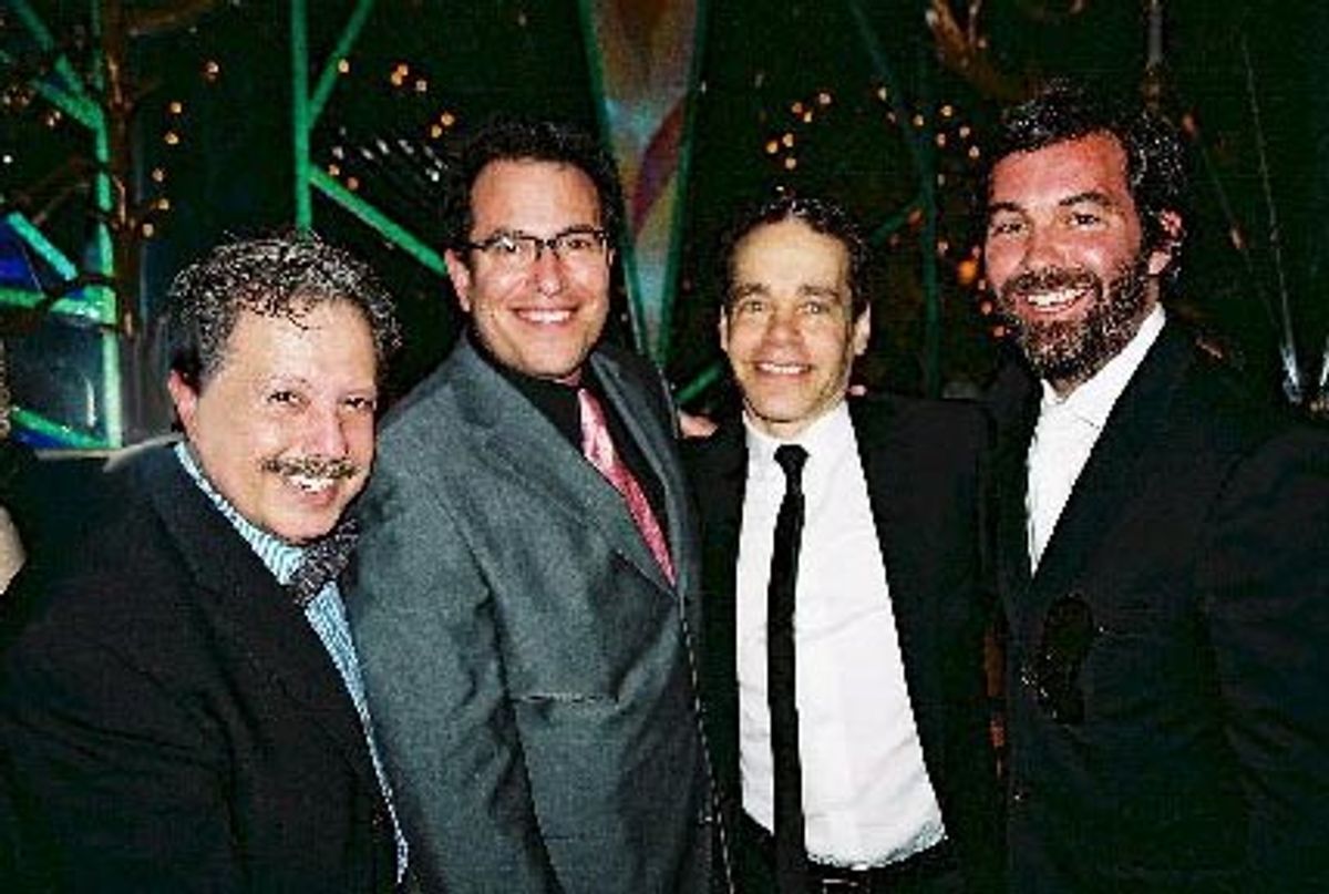 Ellis Nassour, Michael Mayer, Steven Sater and Duncan Sheik at 