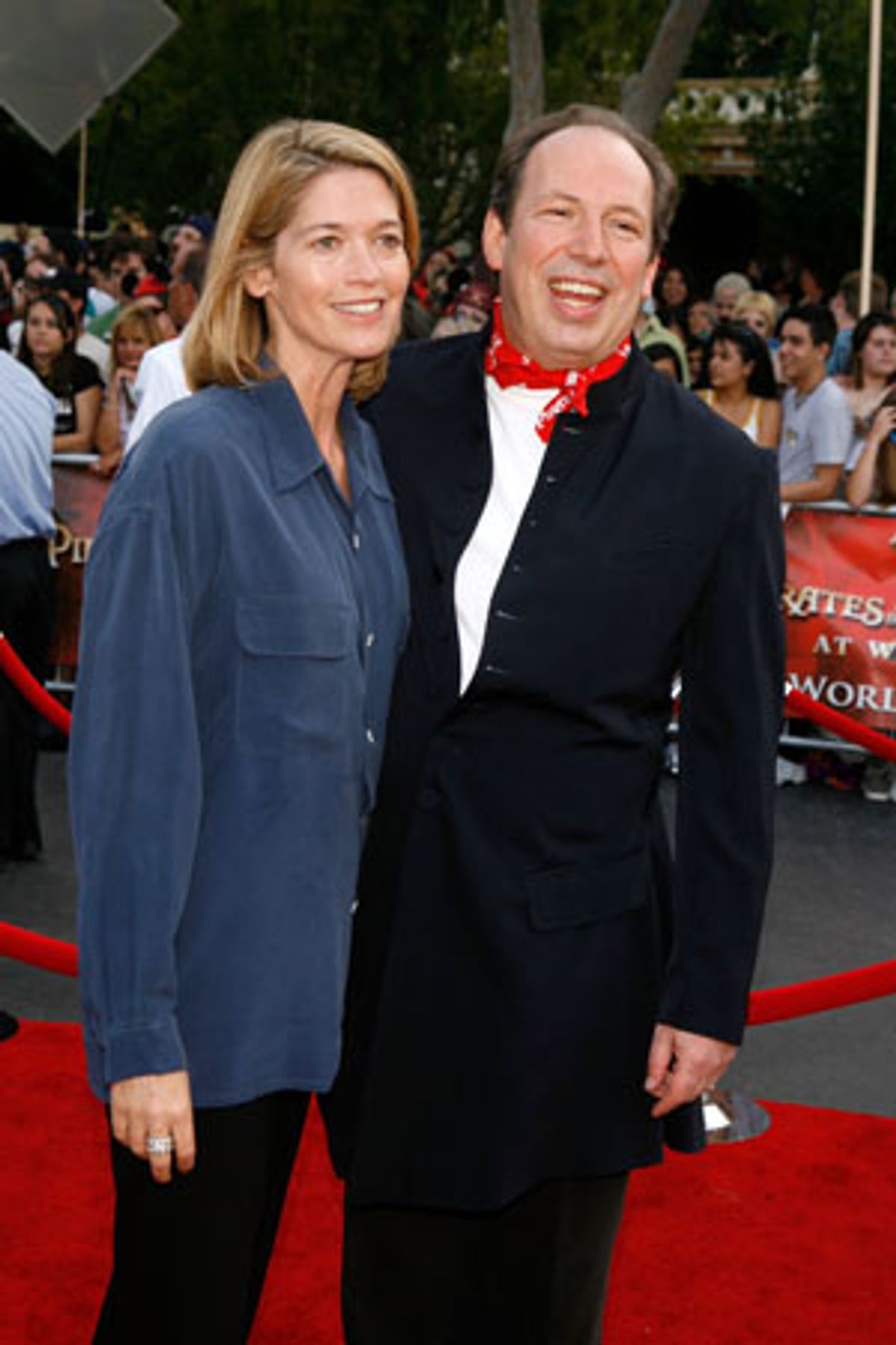 Composer Hans Zimmer and wife Suzanne Zimmer at 