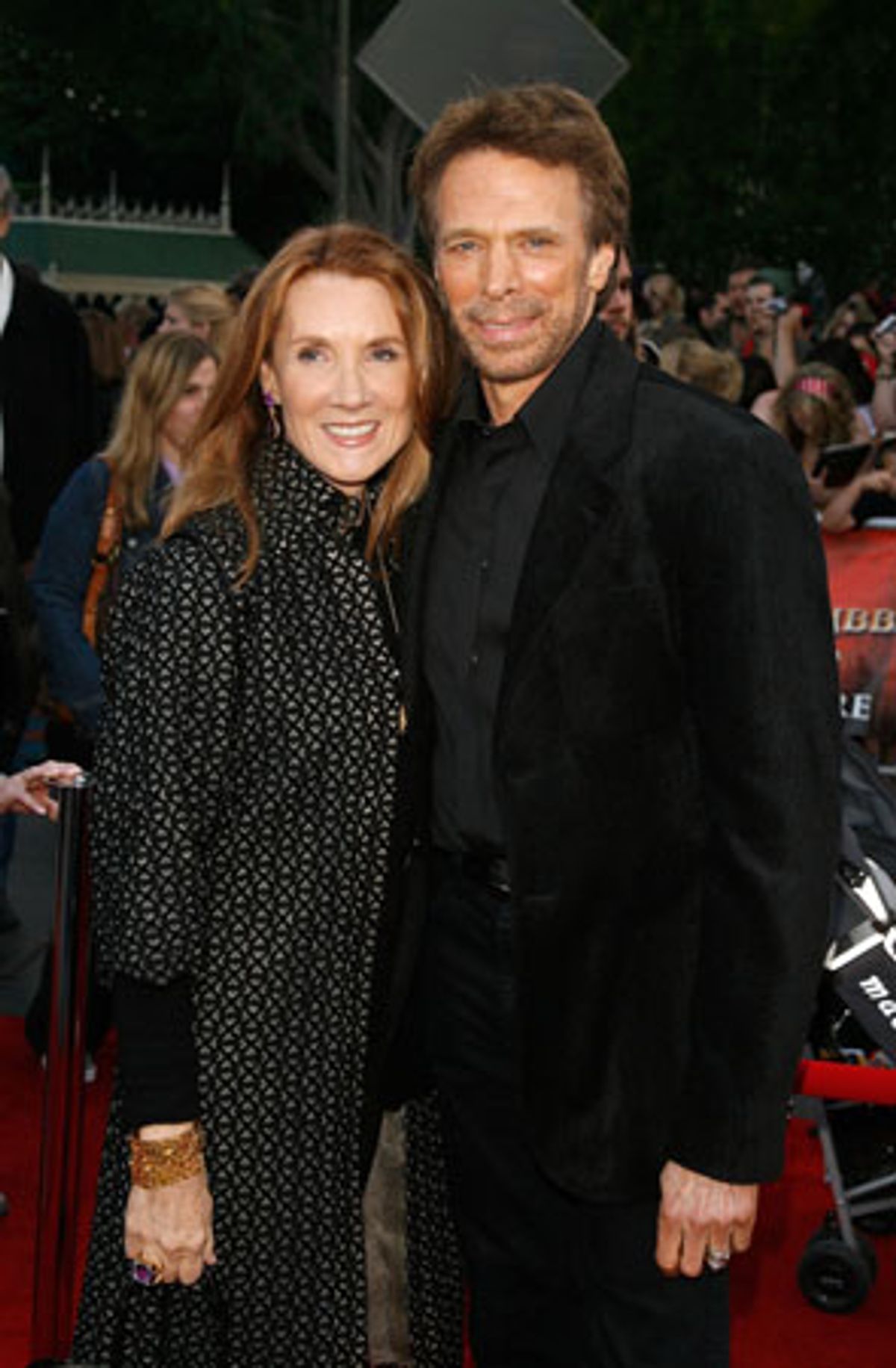 Producer Jerry Bruckheimer and wife Linda Bruckheimer at 