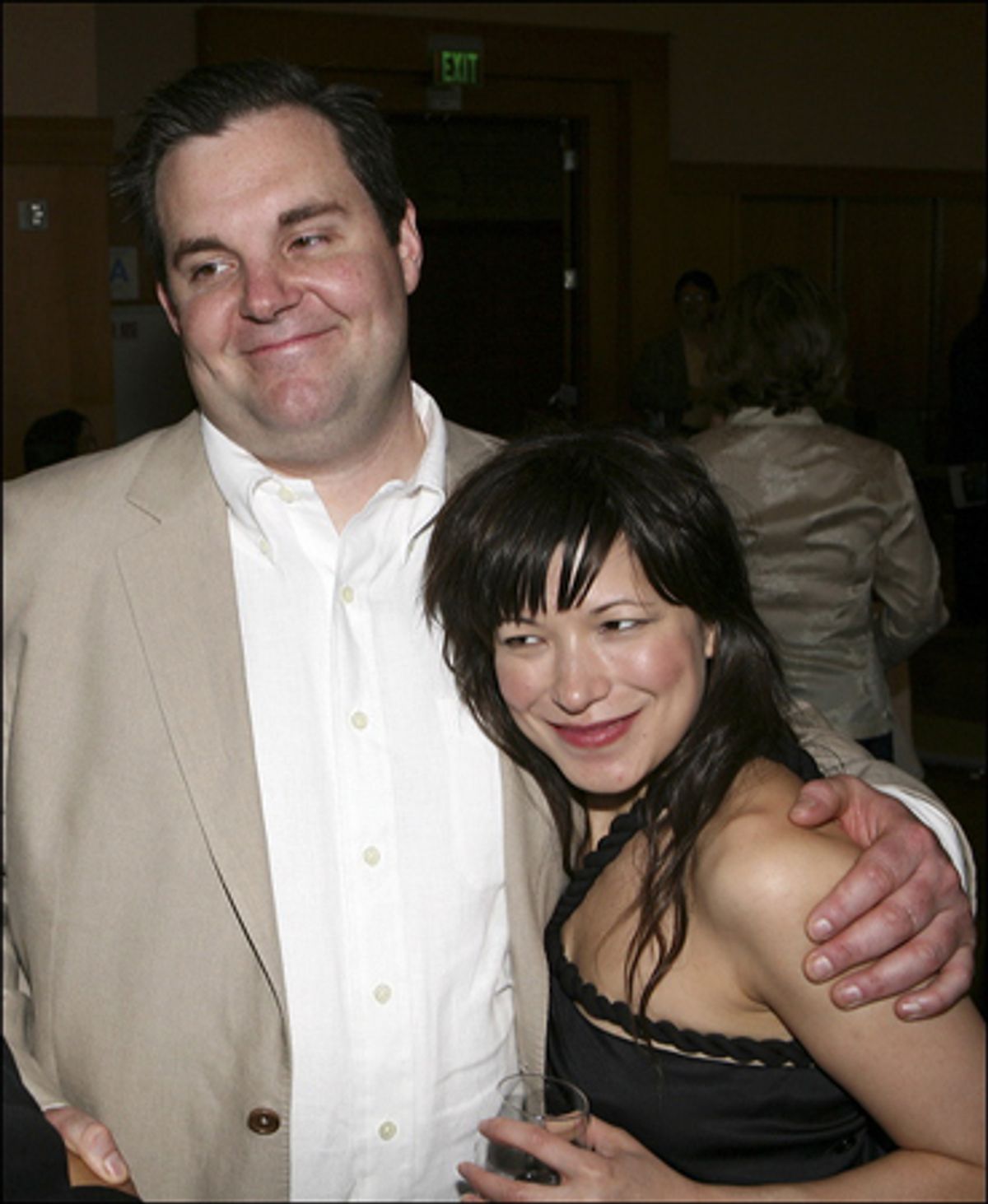 Castmembers Lucas Caleb Rooney and Julienne Hanzelka Kim at 