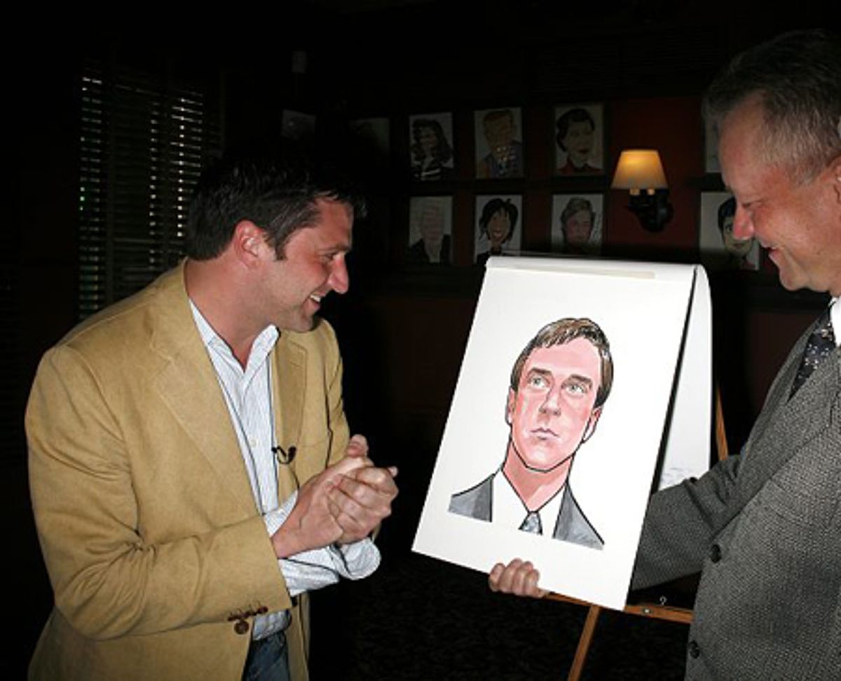 Raul Esparza and Max Klimavicius at 