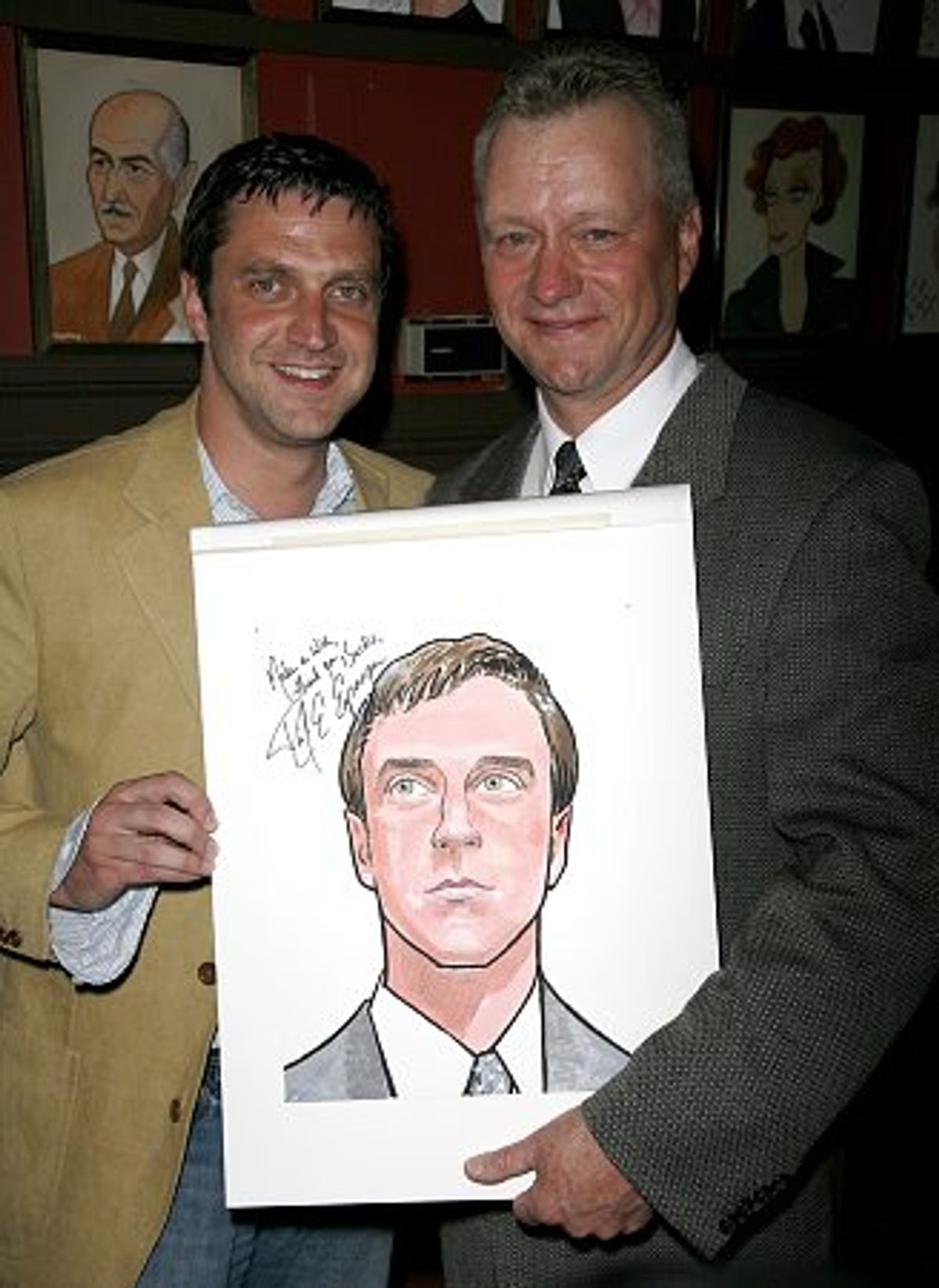 Raul Esparza and Max Klimavicius at 