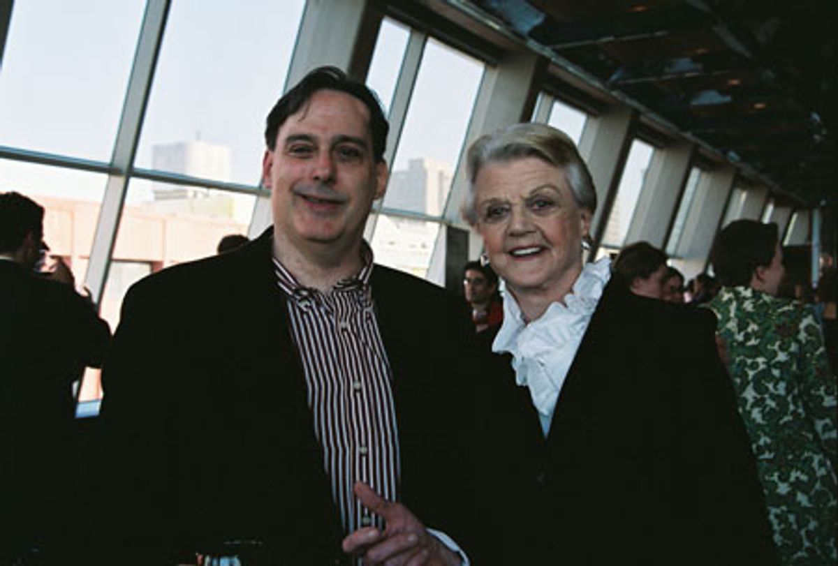 Michael Feingold and Angela Lansbury at 