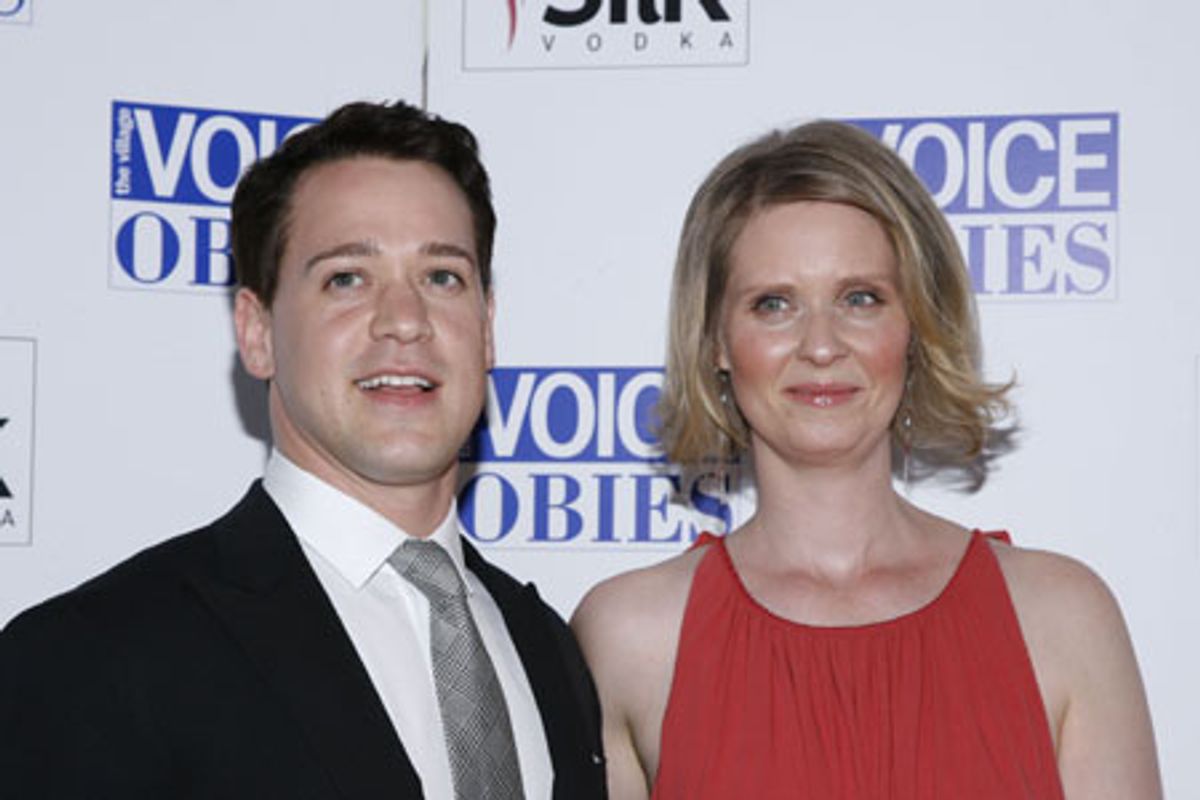 T.R. Knight and Cynthia Nixon  at 