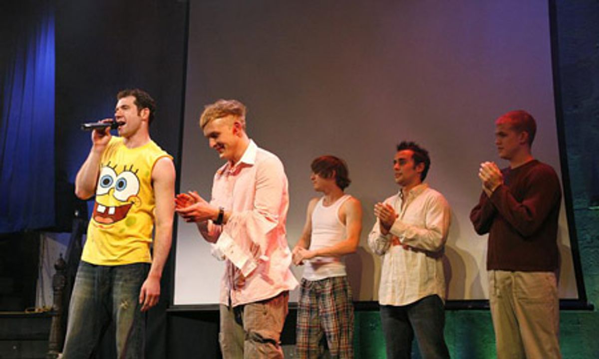 Billy Eichner, Robin Taylor and cast at 