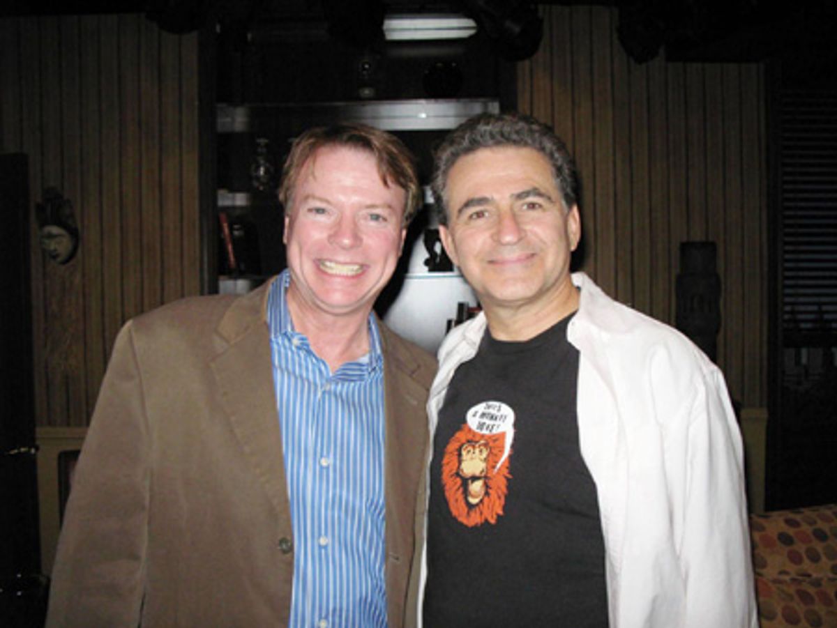 Two Tony-nominees: The Two and Only star Jay Johnson and Paul Kreppel, who produced the show
 at 