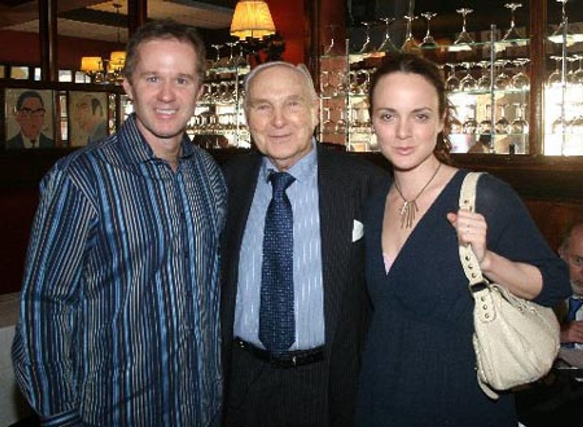 Patrick McEnroe, Donald Saddler and Melissa Errico at 