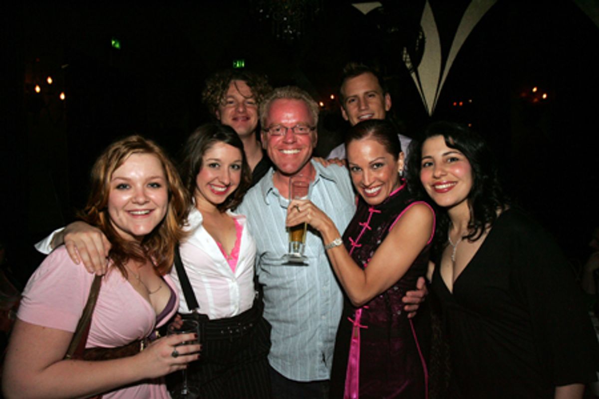 Audra Mae, Bianca Ferrari Caruso, Jake Simpson, Brett Wheeler (UPRIGHT Sound Engineer), Jill Marie Burke, Chris Isaacson and Julie
Garnye at 