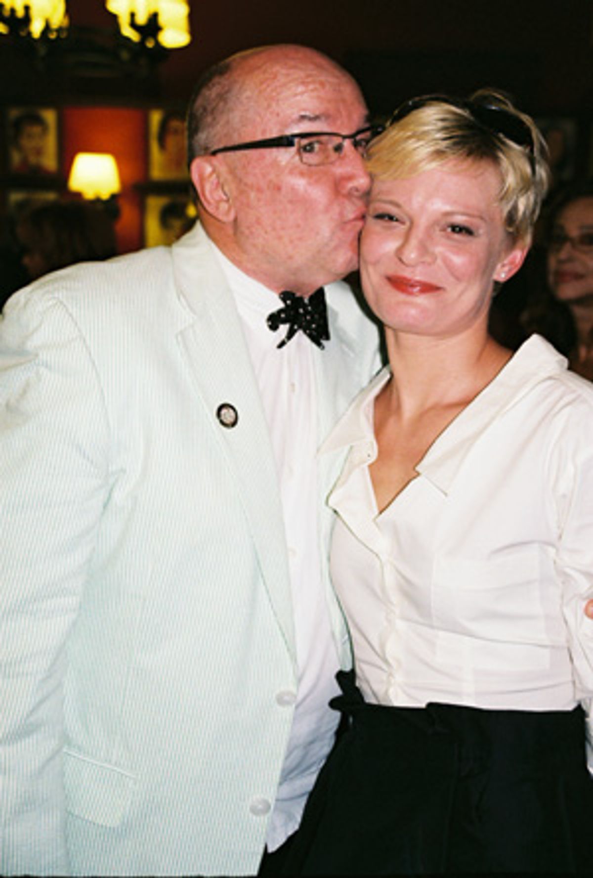 Jack O'Brien (Outer Critics Circle Award Winner for Outstanding Director of a Play - The Coast of Utopia) and Martha Plimpton (Outer Critics Circle Award Winner for Outstanding Featured in a Play - The Coast of Utopia) at 